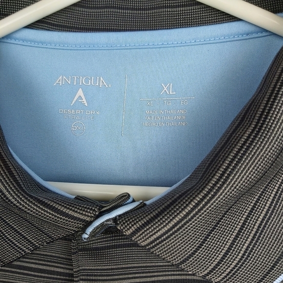 🍄3/50$🍄 Antigua golf casual quick dry polo XL - Picture 7 of 8